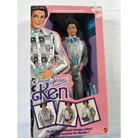 Mattel Other - Mattel Jewel Secrets Ken Doll New 1986 Color Change Tux Storybook Original Box